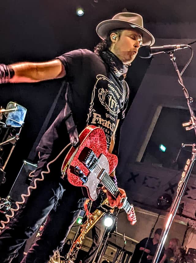 Jon Fratelli, lead singer and guitarist from The Fratellis