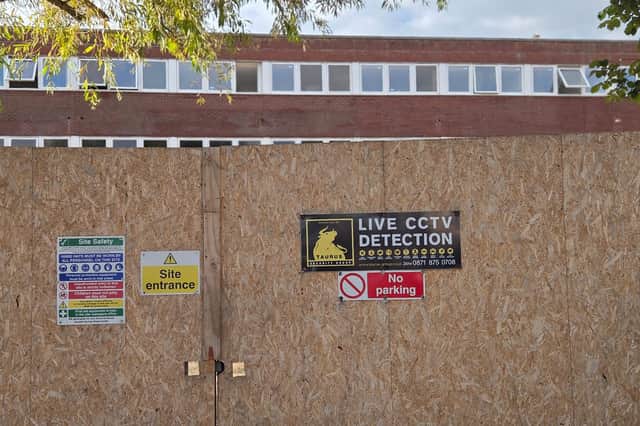 The Mexford House site is just on the other side of this fencing on Mexford Avenue