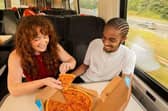 Blackpool train users can get free Domino's pizza between London Euston and Stirling this bank holiday
