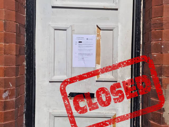 A nightmare property used for drug dealing and storing stolen property in All Saints Road, St Annes has been slapped with a closure order.