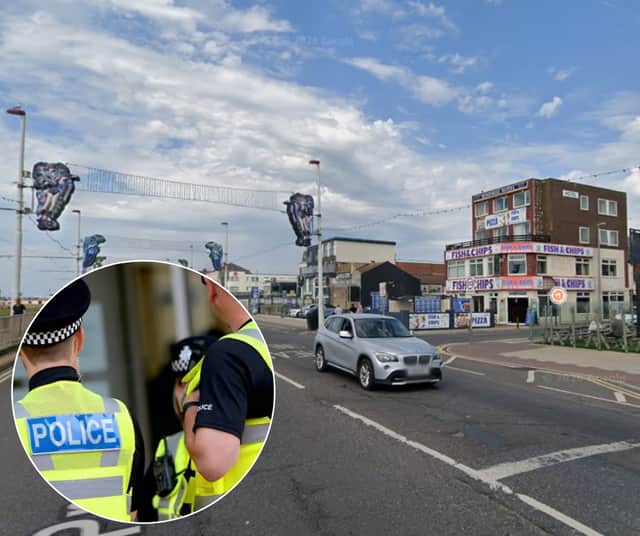 Person suffers injuries as 3 cars involved in collision on Blackpool's Promenade