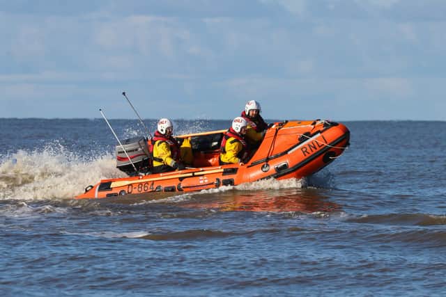RNLI volunteers on callout