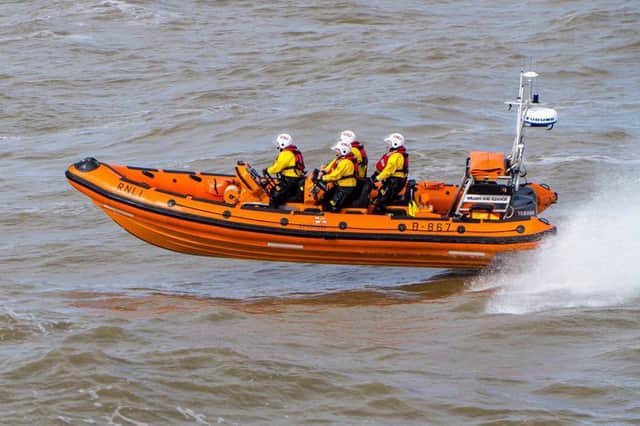 RNLI volunteers on callout