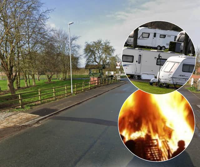 Lancashire Fire & Rescue update after 2 casualties treated after major caravan fire
