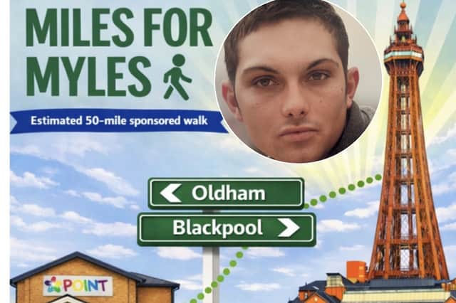 Mile for Myles - I'm walking 50 miles from Oldham to Blackpool for my brother who died on Xmas Eve