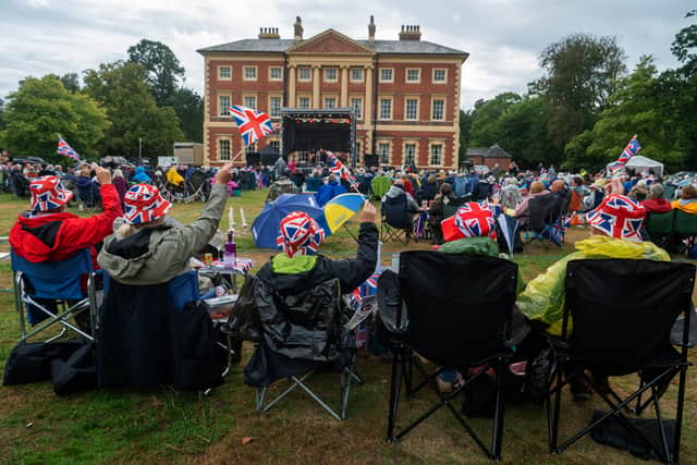 Lytham Proms - the crowd enjoying themselves