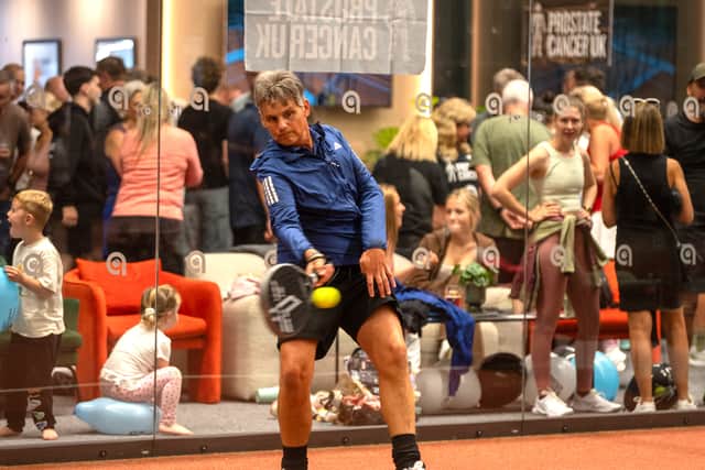 Mark Kinglsey, 57, hosting a fun day at Performance Padel Preston in aid of prostate cancer