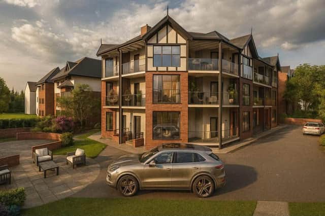 Artist's impression of the Clifton Apartments development