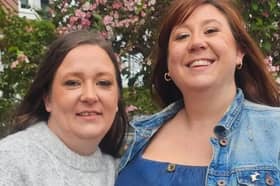 Kelly Marie Glasgow and her sister Georgina who has tragically died