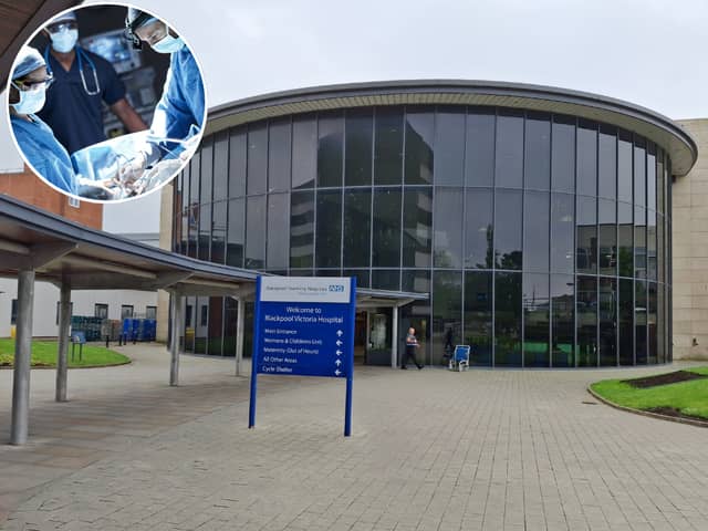 Susan Gallagher died at Blackpool Victoria Hospital