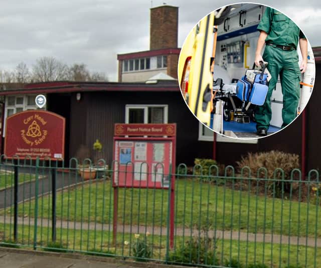 North West Ambulance Service update after sudden death of staff member at Carr Head Primary School in Poulton