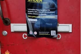 A closure order has been issued to a flat at a property in Balmoral Terrace, Fleetwood