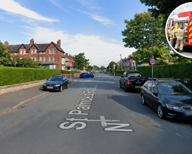 The incident took place on St Patrick's Road North.