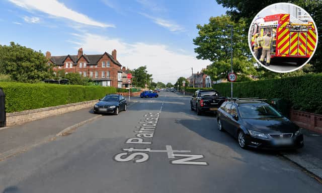 The incident took place on St Patrick's Road North.