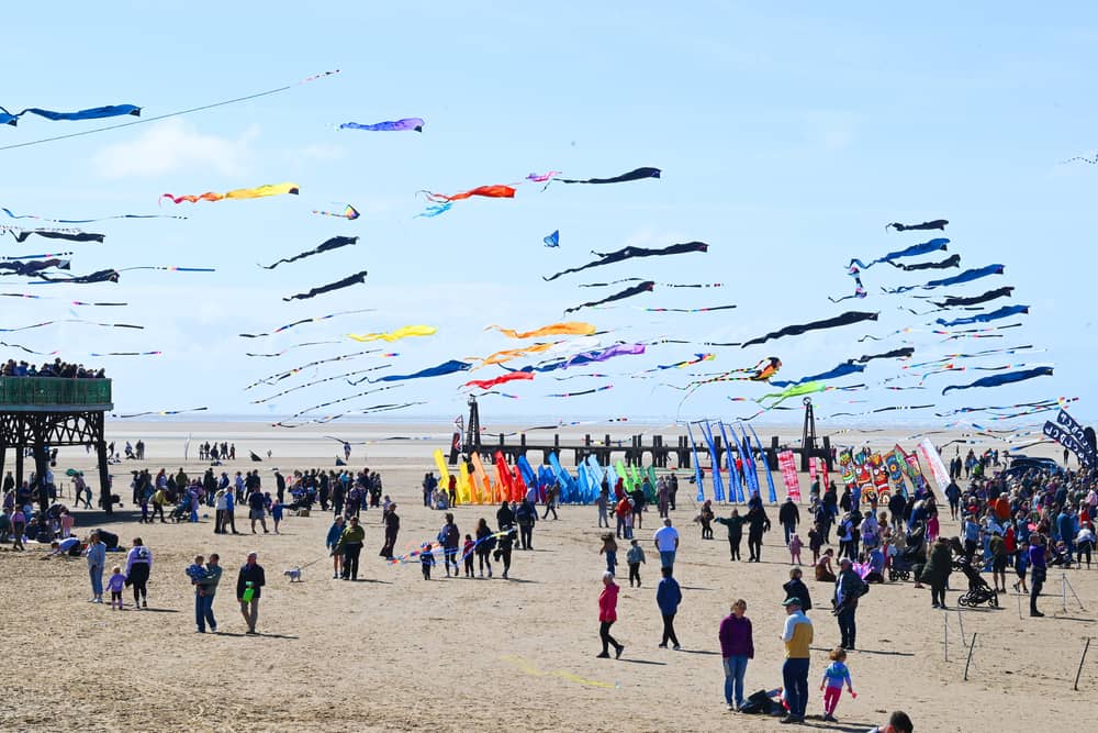 The annual Kite Festival 2026,  on Lytham St Annes Beach.