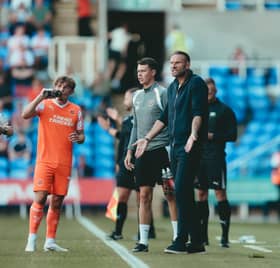 Blackpool head coach Ian Evatt