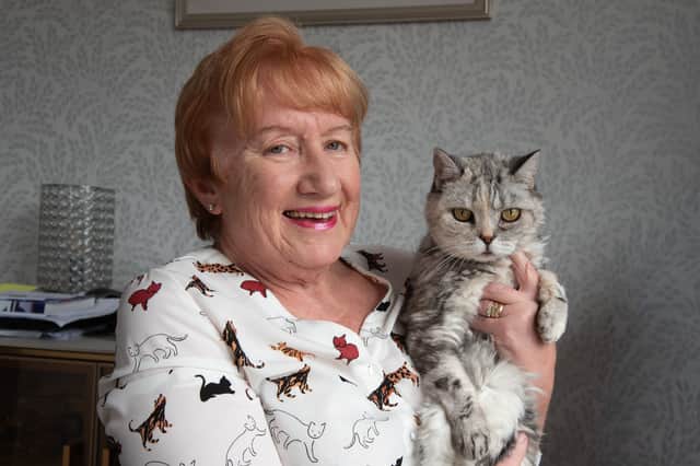 Joan Lamb says Blackpool Council are not enforcing the law around microchipping cats, leading to a rise in stray and abandoned felines around Blackpool. Photo: Lucinda Herbert