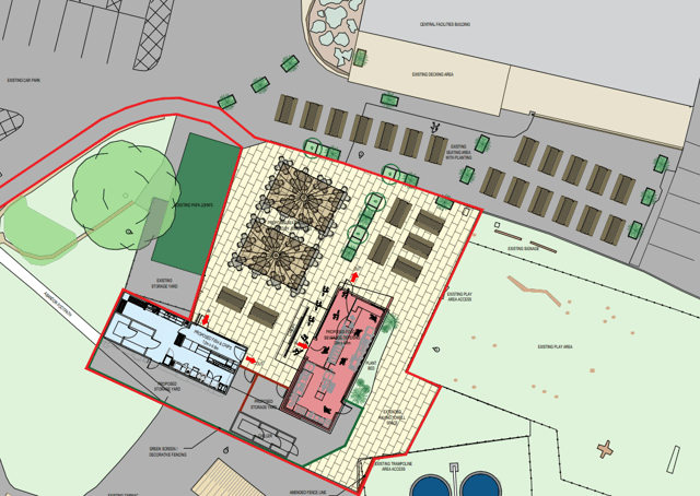 The site plans proposed in the planning document