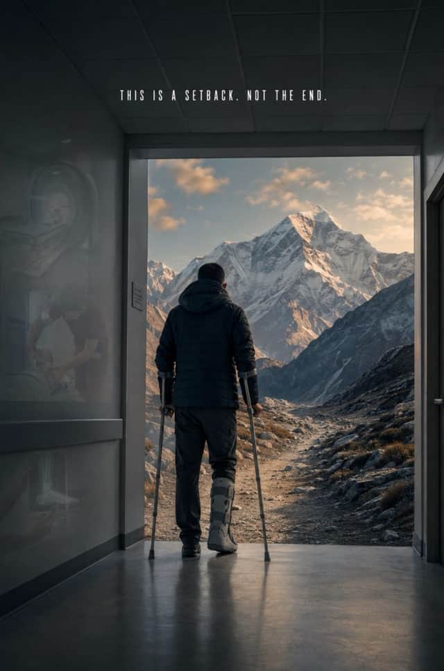 Blackpool-born adventurer Jordan Wylie suffers injury setback ahead of Everest challenge