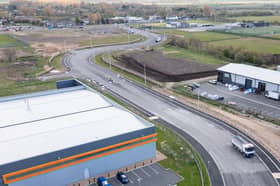 Blackpool Airport Enterprise Zone continues to see significant progress, with major infrastructure projects completed, new development land released and further investment planned to support business growth and create new jobs across the Fylde coast. Pictured is Vickers Way, the new access road linking Common Edge Road to Amy Johnson Way, opened in May 2026