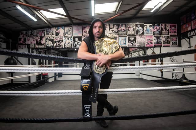 Blackpool wrestler RPD defends his PCW Heavyweight Championship in Layton this weekend