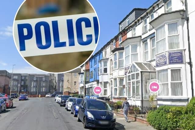 Police made an arrest at a property in Pleasant Street