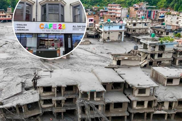 A fundraising effort has been launched by a Blackpool cafe owner to raise money for those devastated by floods in Nepal