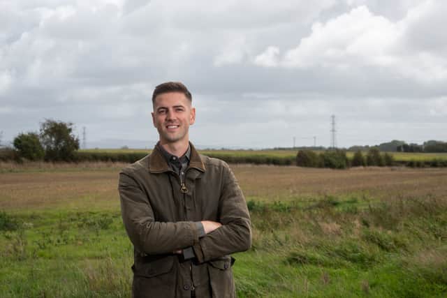 Aaron Bradshaw from Blackburns Farm in Wrea Green where plans have been submitted for padel courts
