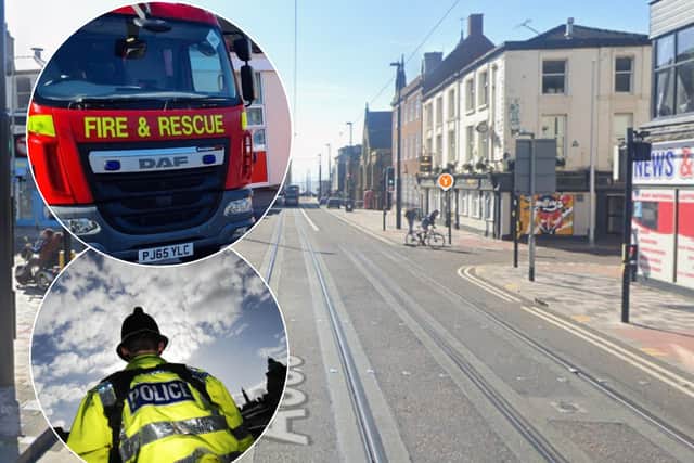 Blackpool disruption as Talbot Road and Abingdon Street closed by police after firefighters tackle blaze
