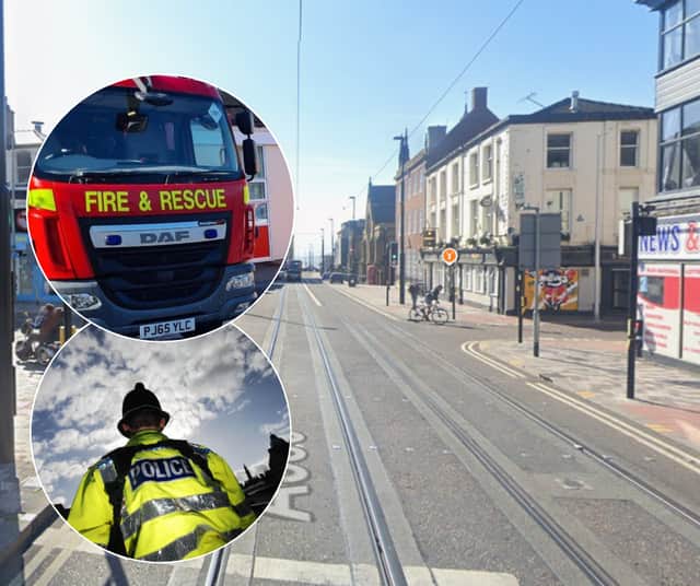 Blackpool disruption as Talbot Road and Abingdon Street closed by police after firefighters tackle blaze