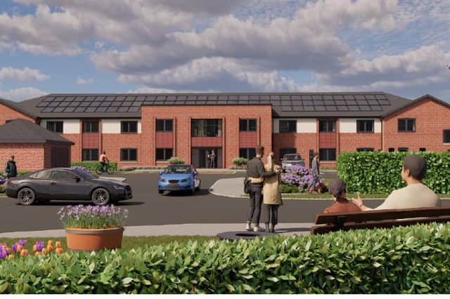 Artist's impression of the care home at Warton|LNT Care Developments Ltd