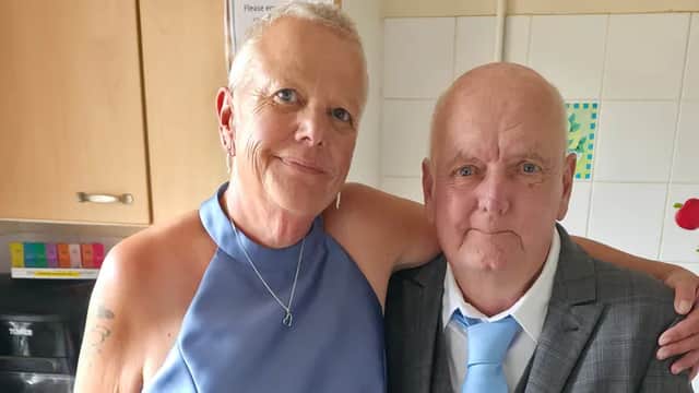Sharon and her husband Tom