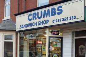 Crumbs Sandwich Shop in Holmfield Road, North Shore has been advertised for sale on UK.businessesforsale.com