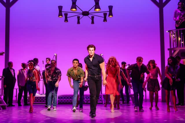 The cast onstage.