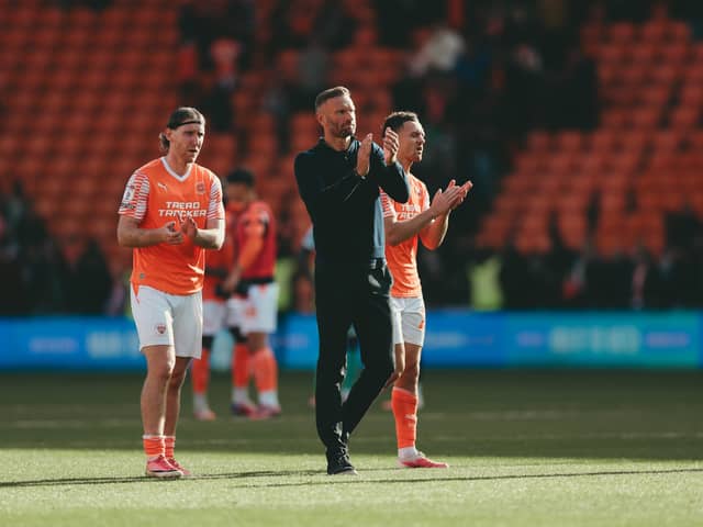 Blackpool head coach Ian Evatt