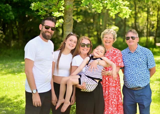 Mabel, Chris and Cheryl with other family members