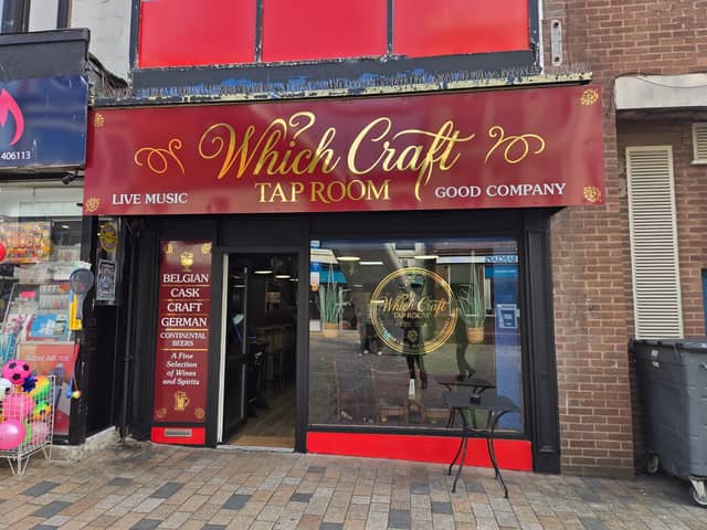 Recently-opened Which Craft Tap Room bar on Birley Street in Blackpool