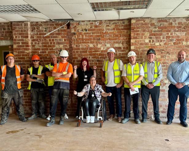 Working in collaboration with Community First Blackpool, Fylde and Wyre, 10 Blackpool Council contractors are delivering a new community hub in Lytham Road, South Shore through their social value commitments.
