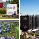 Lancashire’s three universities: Lancaster University, University of Lancashire and Edge Hill University