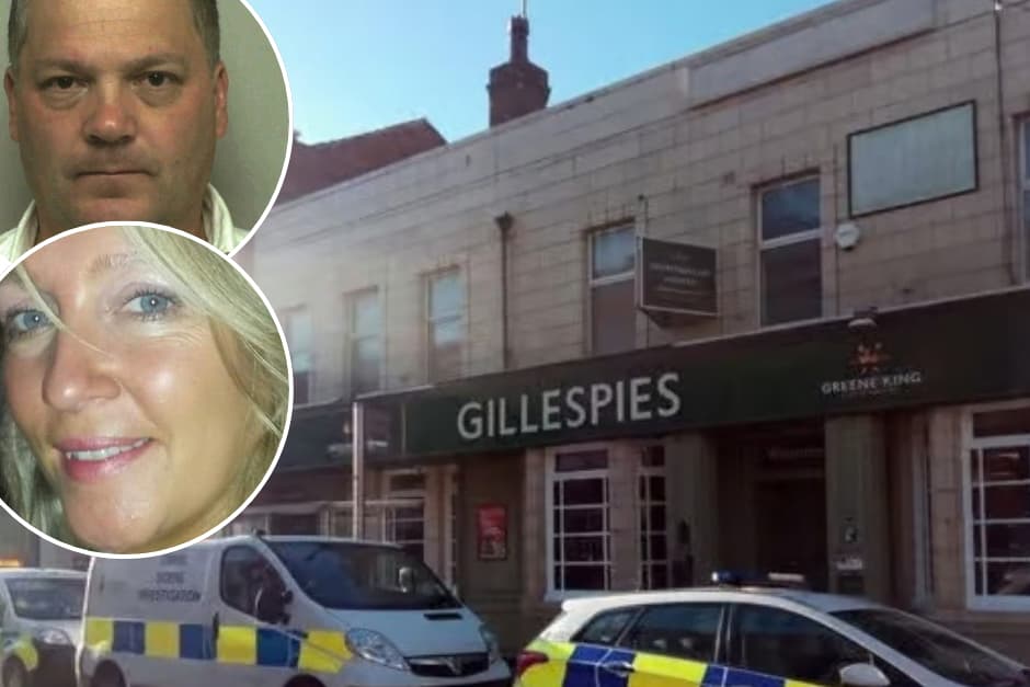Der kaltblütige Mörder aus Blackpool und ehemalige Wirt des Gillespies ...