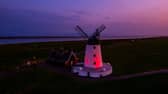 Iconic Lytham Windmill is being lit up in pink all week for Organ Donation Week