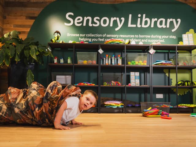 Center Parcs has opened its sensory library at Elveden Forest village