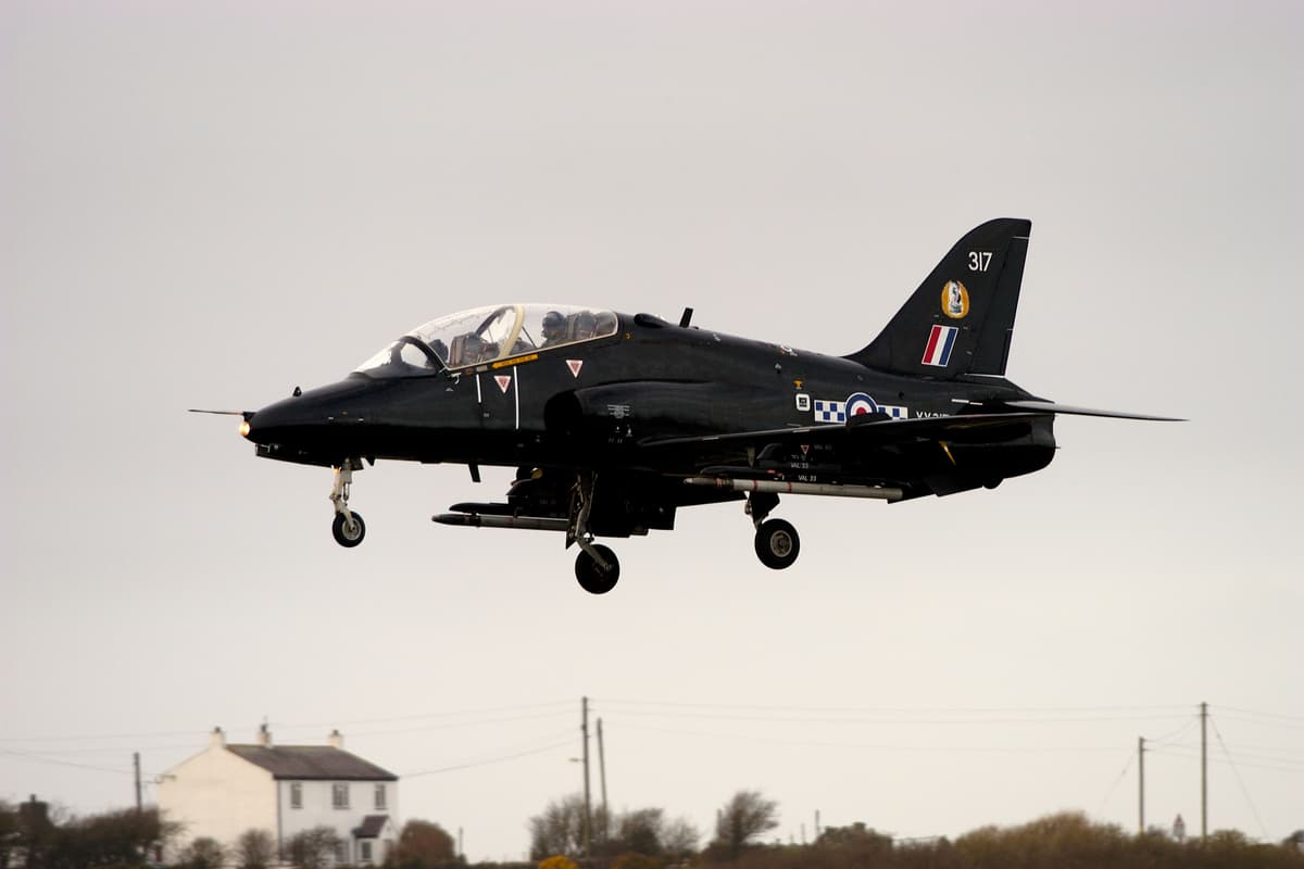 BAE Systems issues statement following crash of Lancashire-made RAF Hawk ...