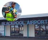 Blackpool Airport has highlighted its refuelling facilities for aircraft travelling across the globe, offering fuel services seven days a week for visiting aircraft and longer-distance operations. (Inset pic credit: Andy Bell)
