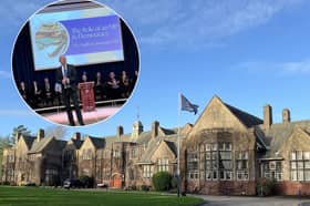 Fylde MP Andrew Snowden discusses democracy at Kirkham Grammar School 