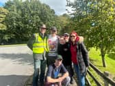 More than 40 people are currently taking part in a 26-mile walk from Lancaster Castle to Blackpool Tower in memory of Blackpool dad and Army veteran Kieron Halsall, who died suddenly aged 34.