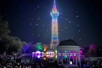 Blackpool's Stanley Park celebrates turning 100 in style with a grand drone show