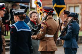 Royal visit for Fylde coast school as Princess Anne inspects Combined Cadet Force