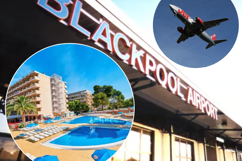 Ich erinnere mich an meine Flüge von Salou zurück zum Flughafen Blackpool ...