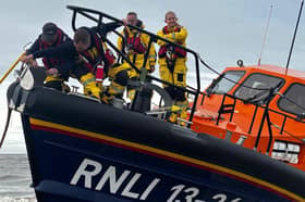 Lytham RNLI crews carried out a launch and recovery exercise on Sunday, with the station’s all-weather lifeboat seen going on and off the beach.